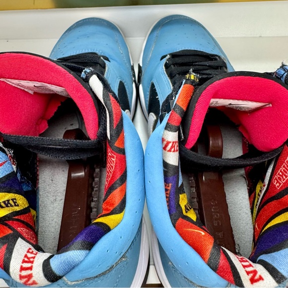 Pippen Era Vibe Nike Air Flight Lite Mid Hoops Pack Electric Inner Pop Men 8.5 - Picture 9 of 16